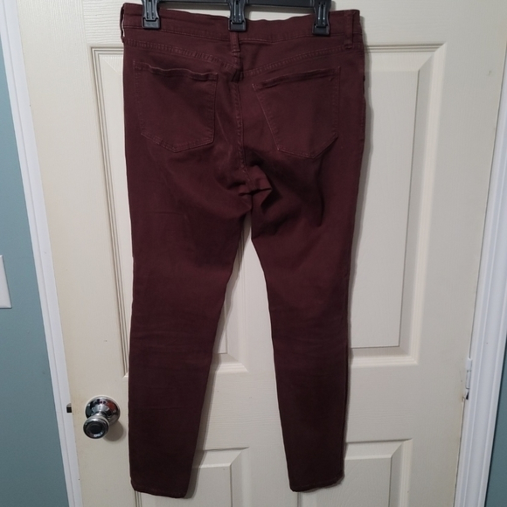 Madewell Women's Burgundy Skinny Jeans Size 28. Good PreOwned Condition.‎ - Picture 4 of 12